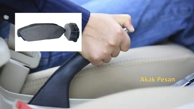 tarik handbrake terlalu kuat