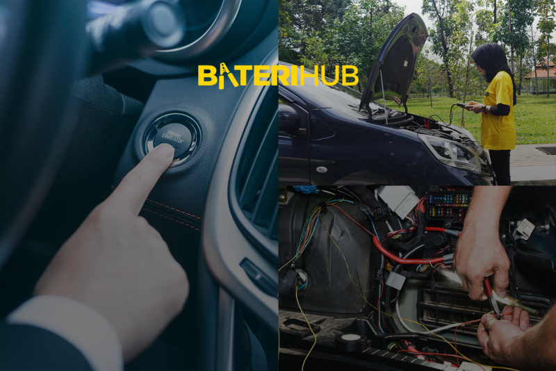 tanda bateri kereta lemah