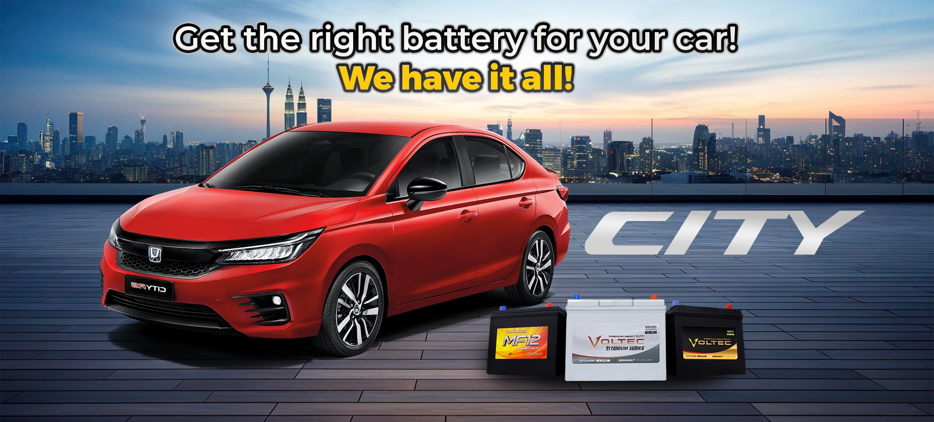 Best Honda city car battery replacement price