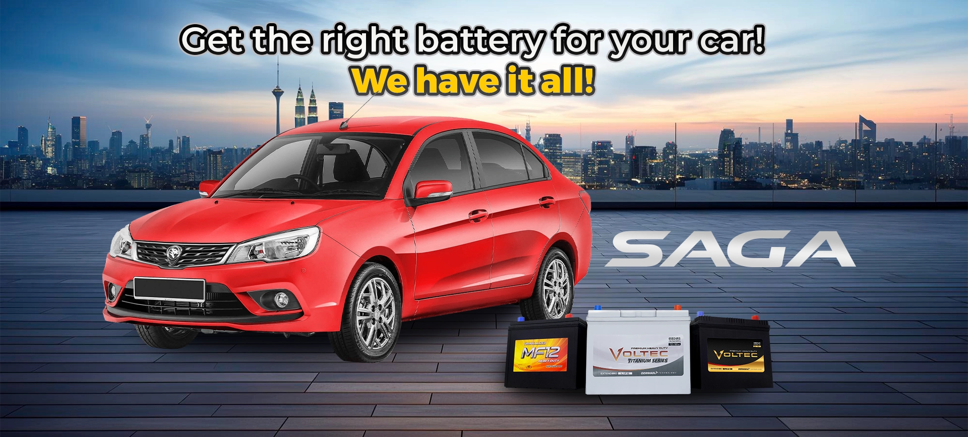 Best Proton Saga Car Battery Price