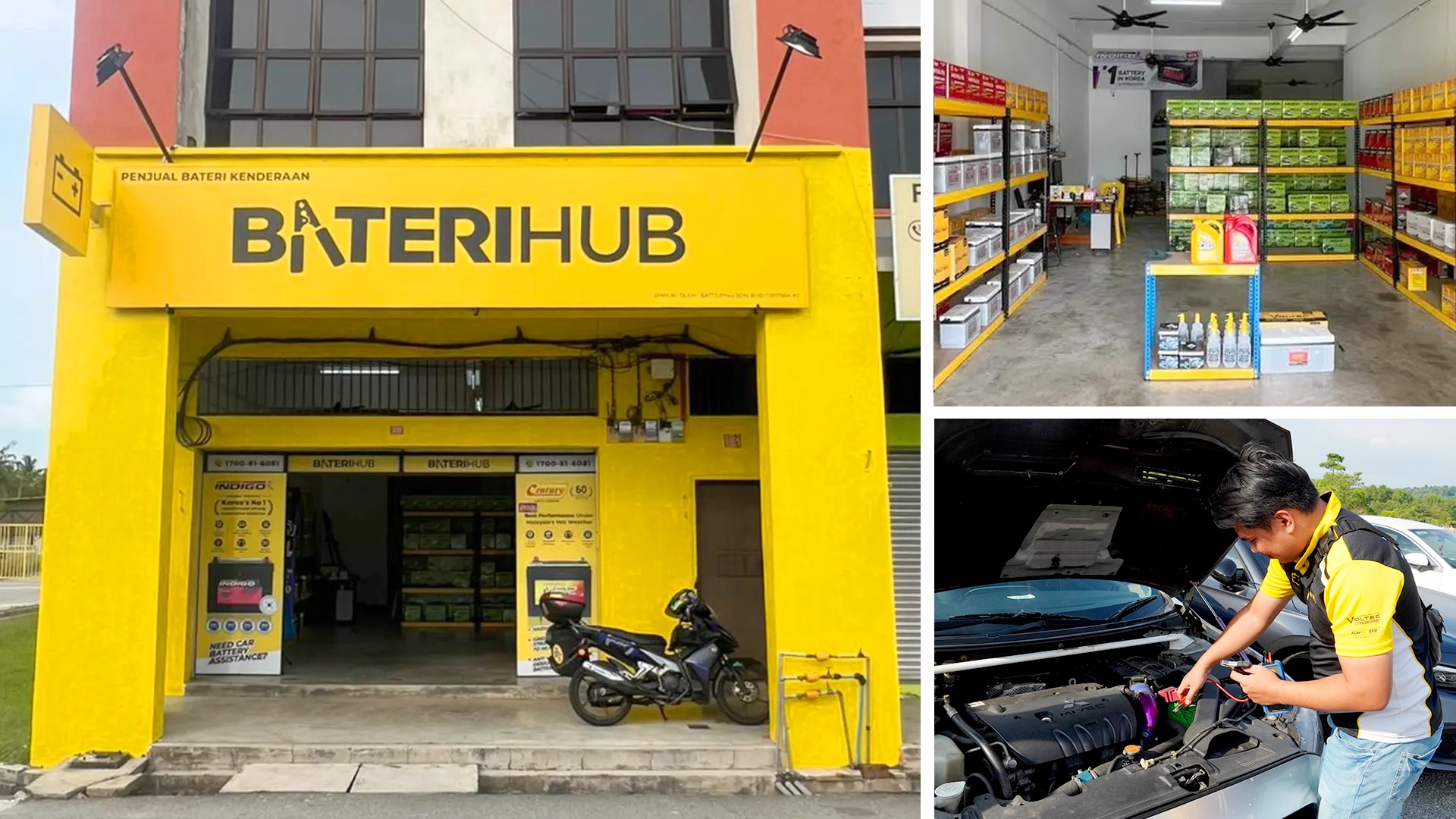 Baterihub Car Battery Shop Mersing