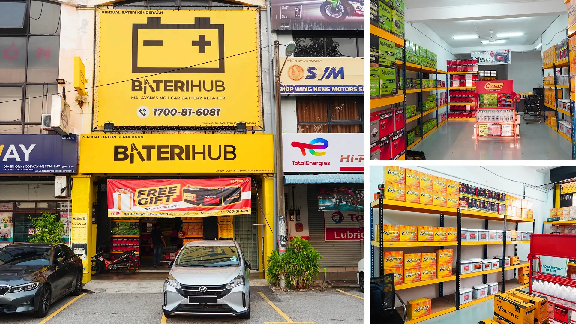 Baterihub Car Battery Shop Bukit Mertajam