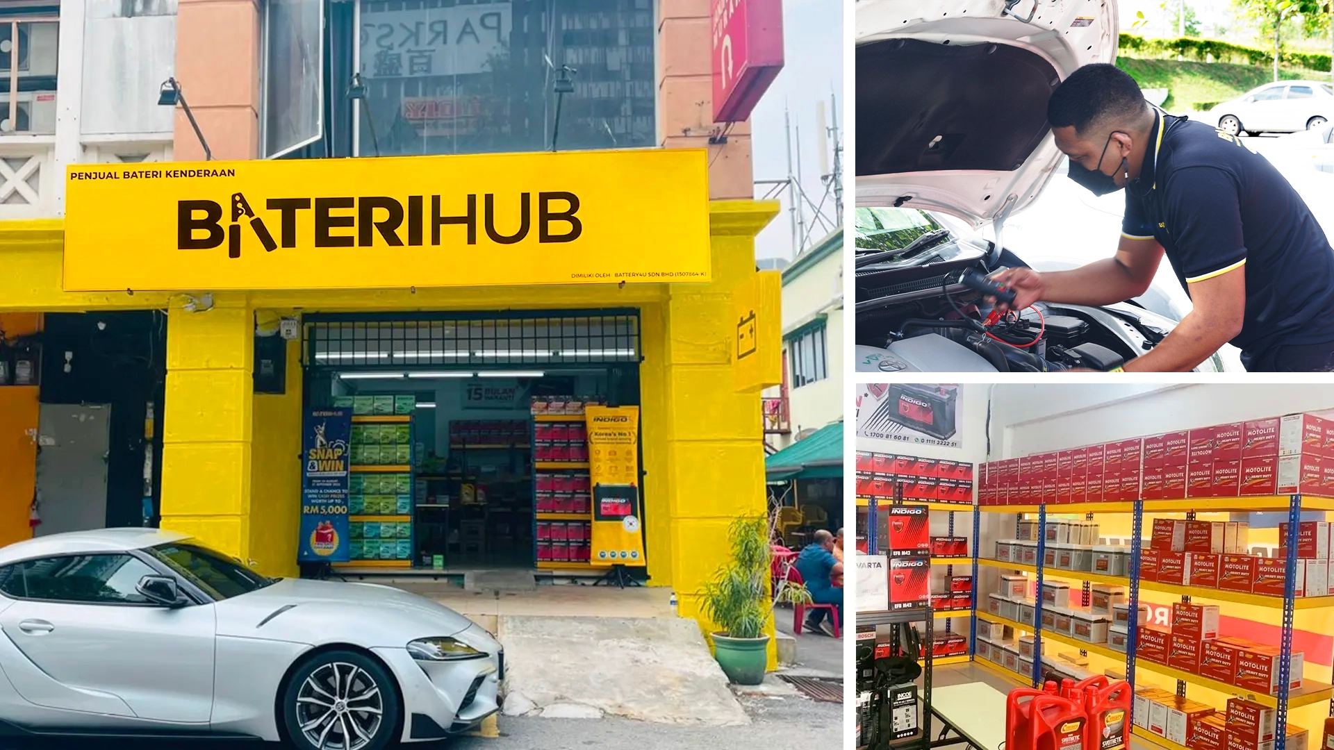 Baterihub Car Battery Shop Bangi
