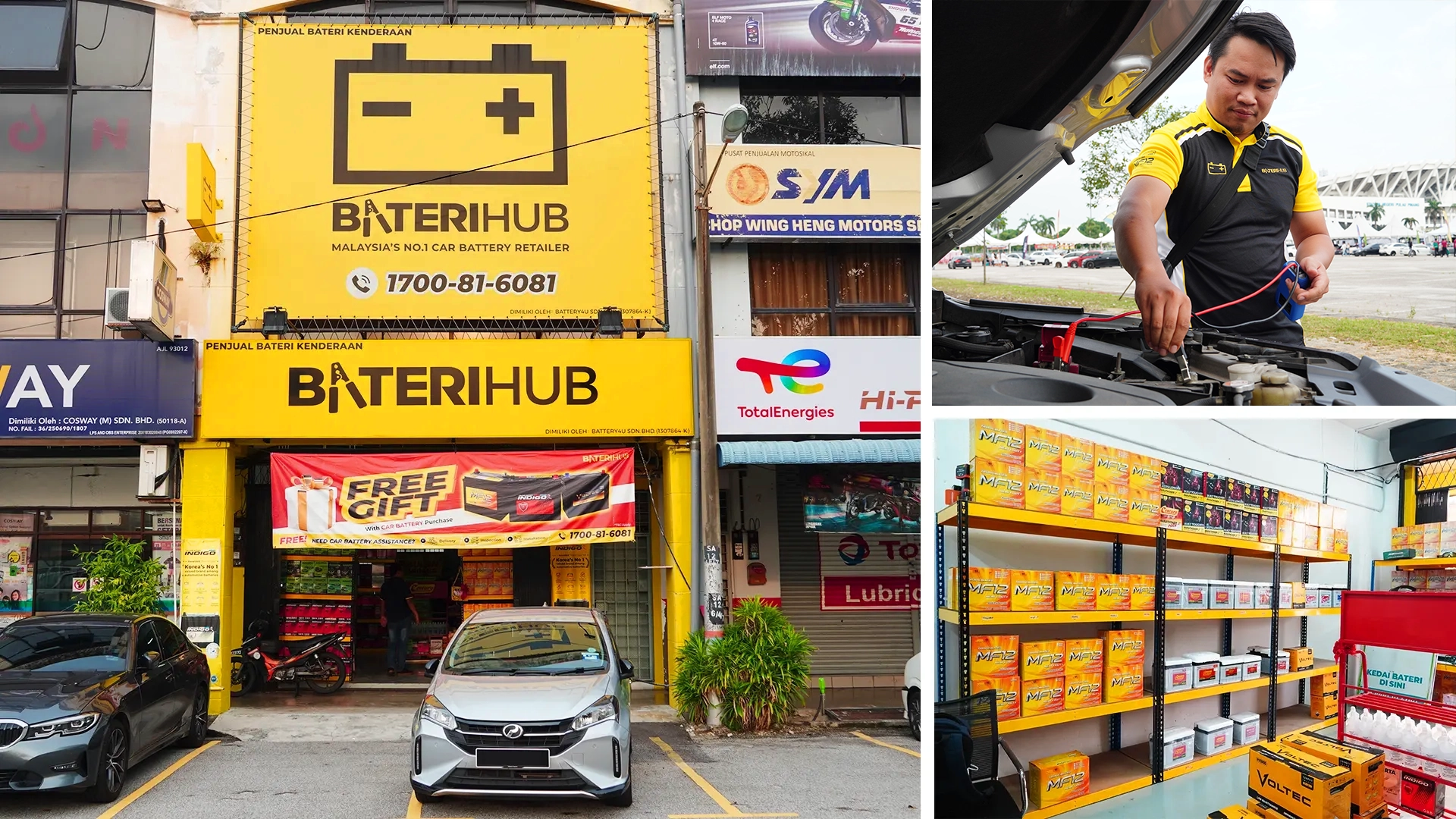 Baterihub Car Battery Shop Penang