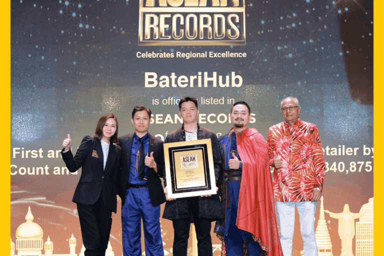 BateriHub ASEAN Record Baterihub Receiving ASEAN Record